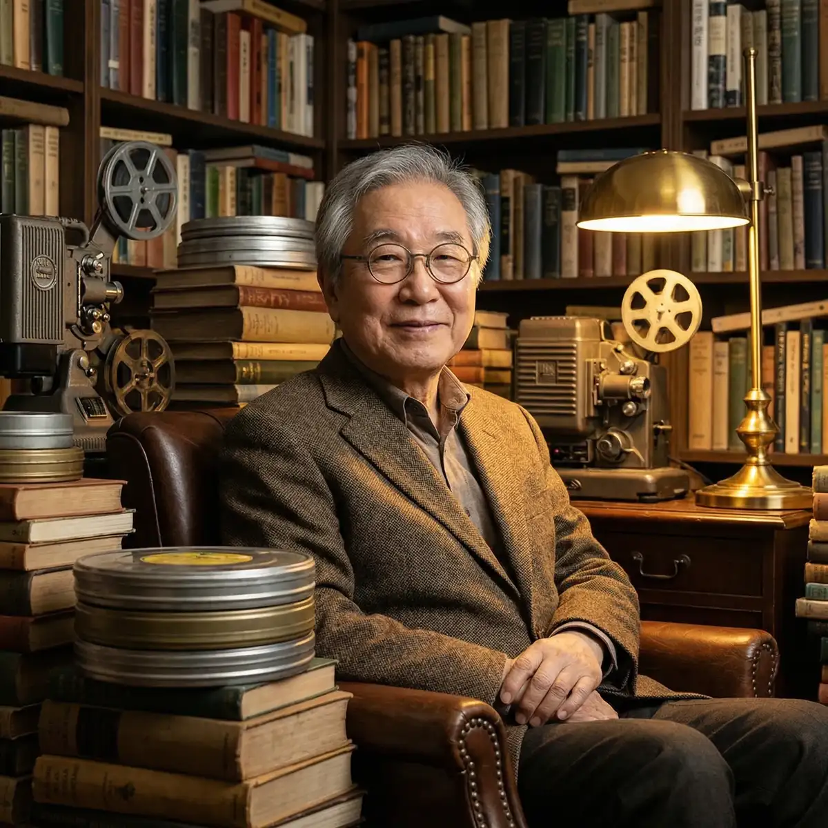 亚洲伦理片库馆长肖像 - 猫头鹰老师 研究学者